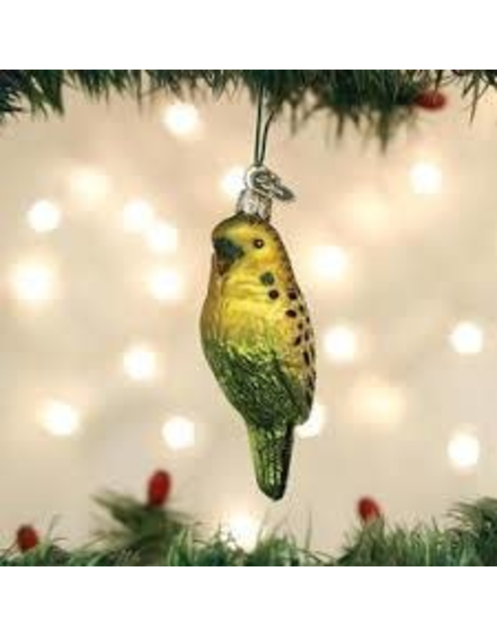 OLD WORLD CHRISTMAS 16123   MINI PARAKEET