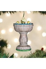 OLD WORLD CHRISTMAS 16131   BIRDBATH