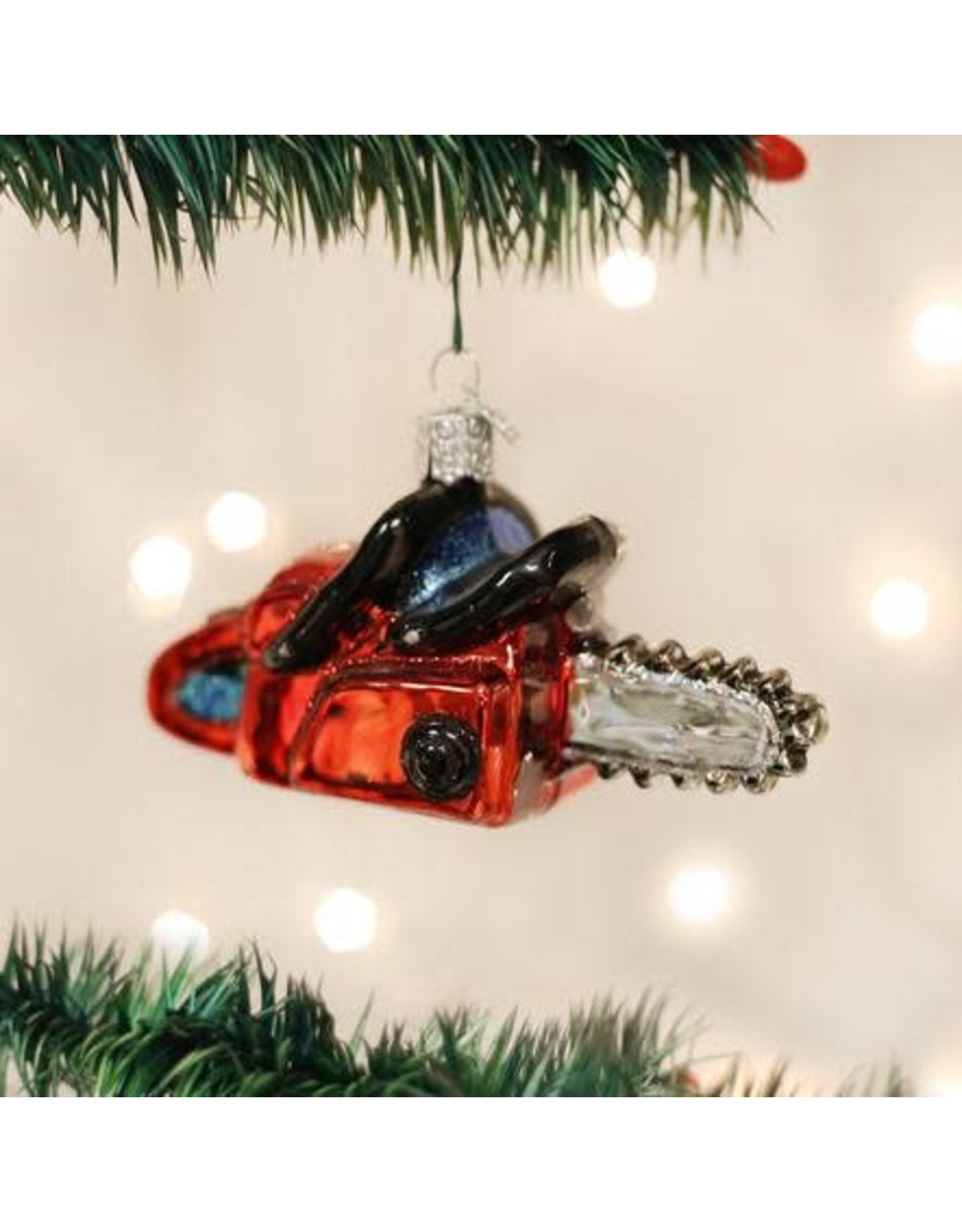 OLD WORLD CHRISTMAS 32162   CHAIN SAW