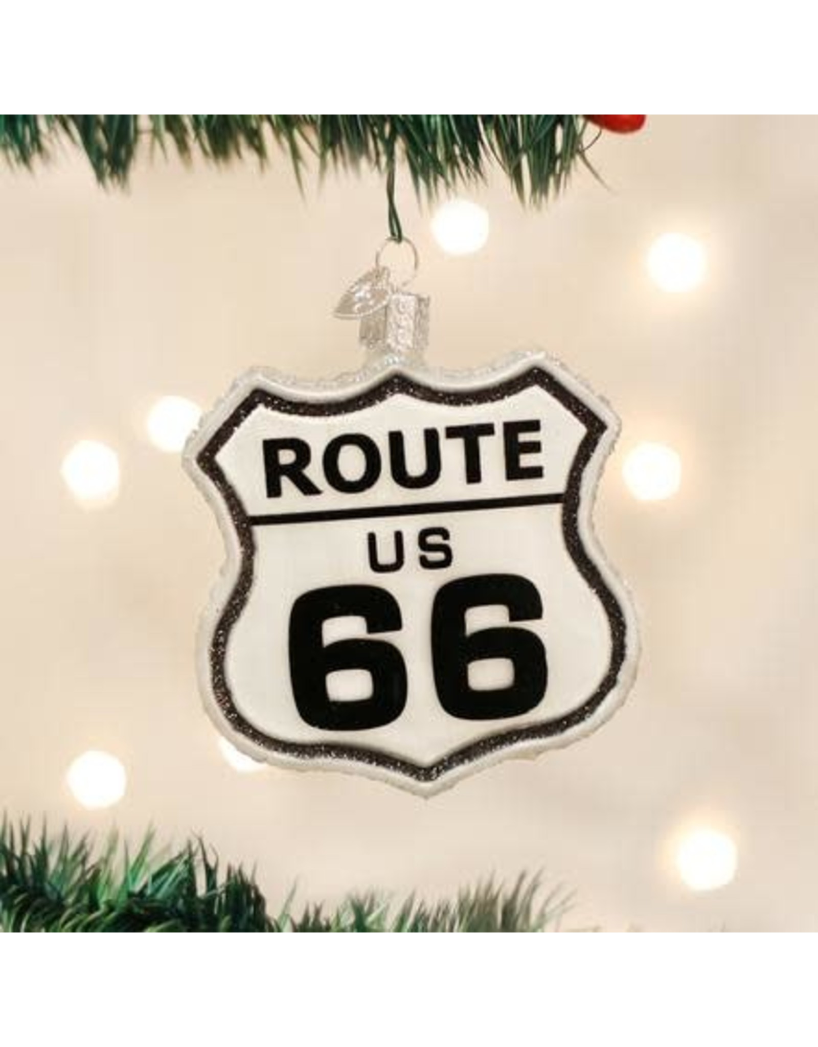 OLD WORLD CHRISTMAS HISTORIC ROUTE SIGN