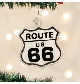 OLD WORLD CHRISTMAS HISTORIC ROUTE SIGN