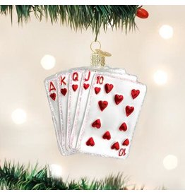 OLD WORLD CHRISTMAS 44035   ROYAL FLUSH