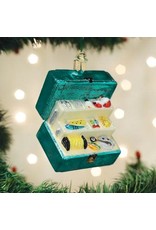 OLD WORLD CHRISTMAS 44123   TACKLE BOX