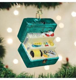 OLD WORLD CHRISTMAS 44123   TACKLE BOX