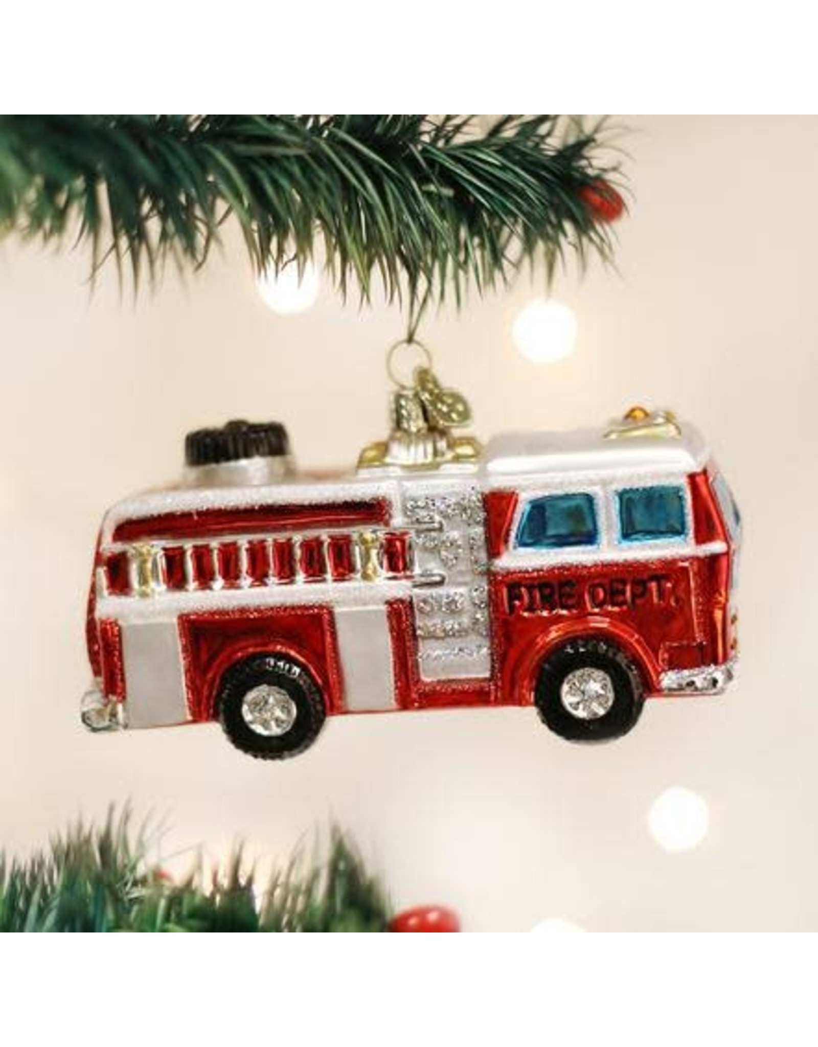 OLD WORLD CHRISTMAS 46005   FIRE TRUCK