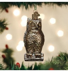 OLD WORLD CHRISTMAS 51003   VINTAGE WISE OLD OWL