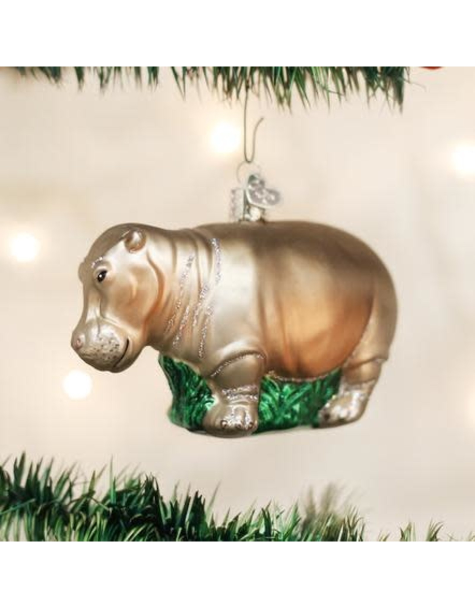 OLD WORLD CHRISTMAS 12158   HIPPOPOTAMUS