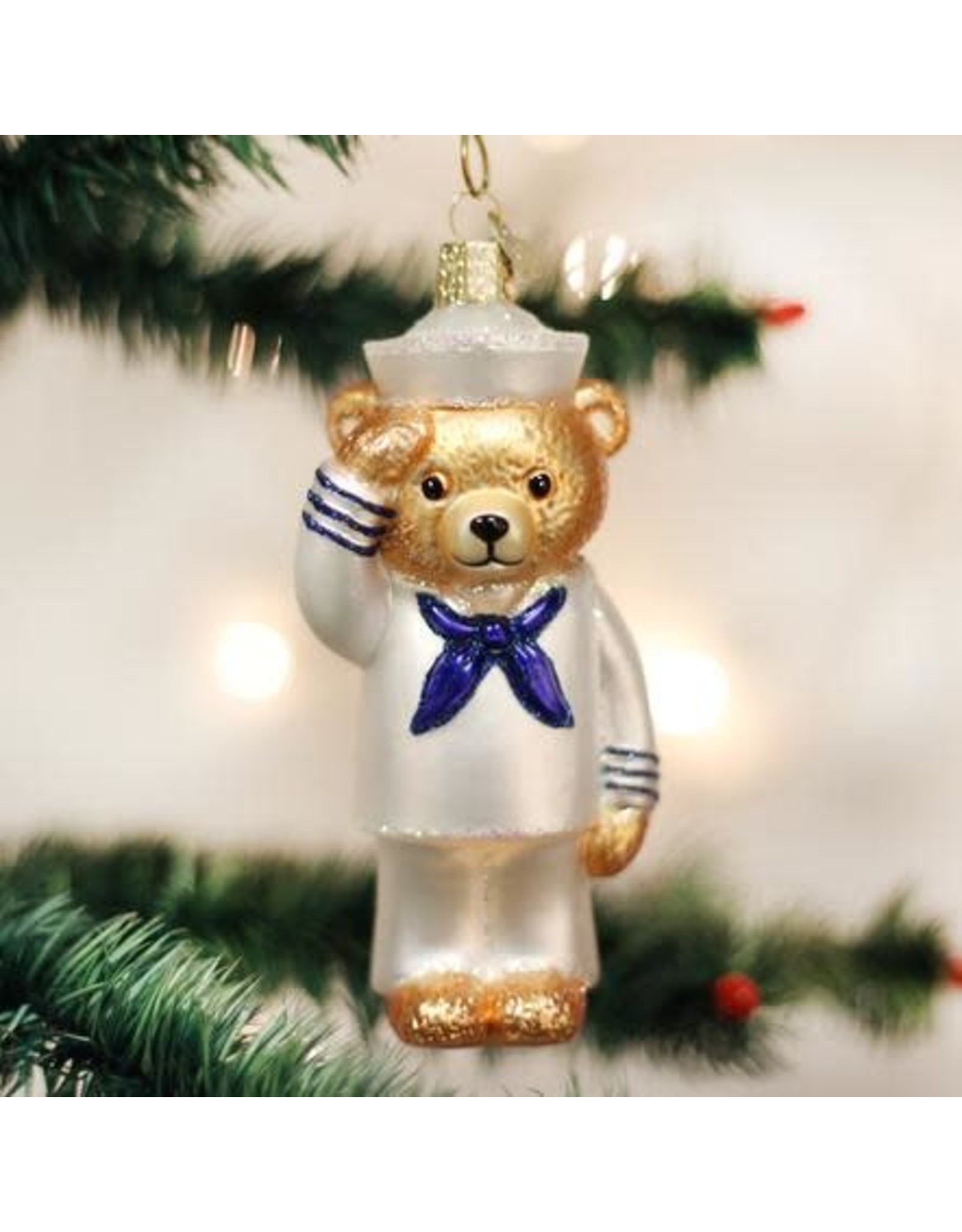 OLD WORLD CHRISTMAS 12404   NAVY BEAR