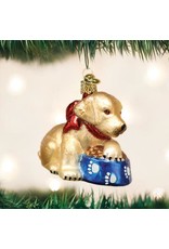 OLD WORLD CHRISTMAS 12458   LABRADOR PUP