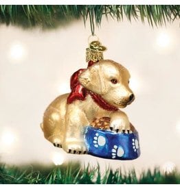 OLD WORLD CHRISTMAS 12458   LABRADOR PUP