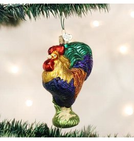 OLD WORLD CHRISTMAS HEIRLOOM ROOSTER