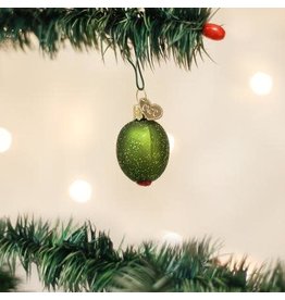 OLD WORLD CHRISTMAS 28072   STUFFED GREEN OLIVE