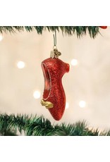 OLD WORLD CHRISTMAS 32015   RED SLIPPER