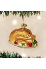OLD WORLD CHRISTMAS 32201   TURKEY PLATTER