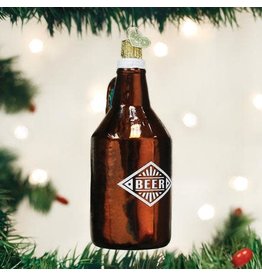 OLD WORLD CHRISTMAS 32275   BEER GROWLER