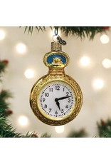 OLD WORLD CHRISTMAS POCKET WATCH