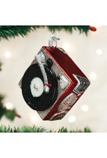 OLD WORLD CHRISTMAS 38043   RECORD PLAYER