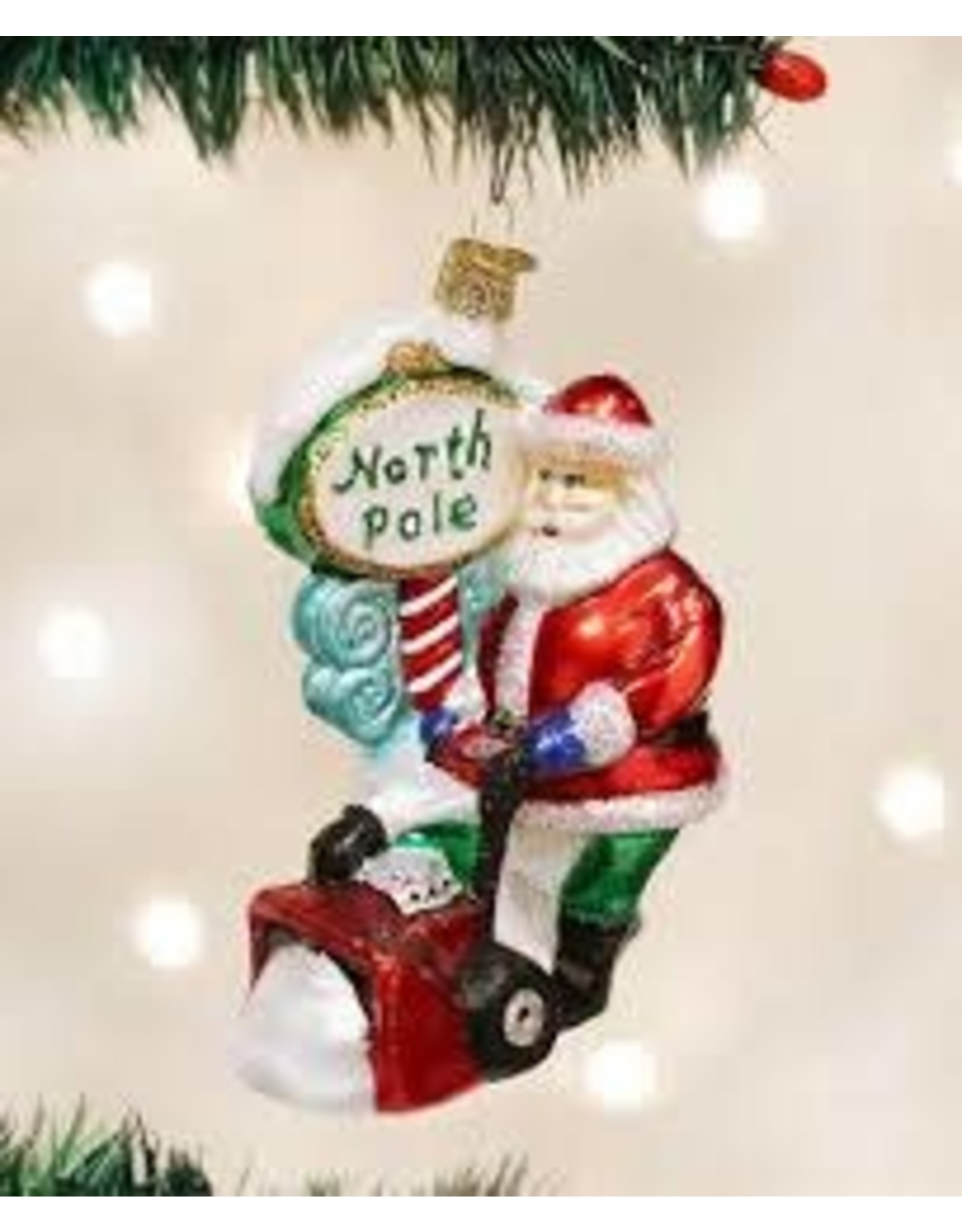 OLD WORLD CHRISTMAS SNOW BLOWER