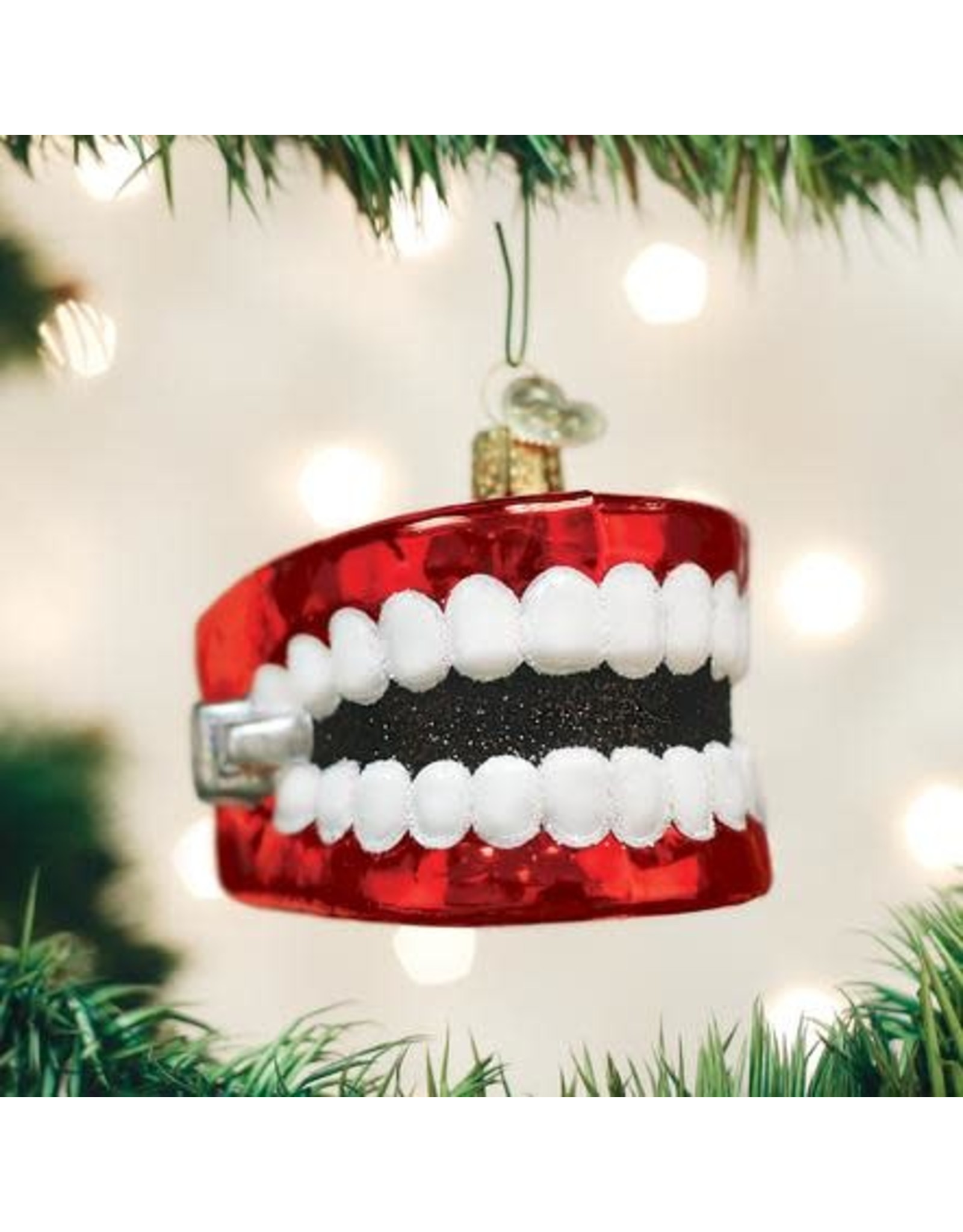 OLD WORLD CHRISTMAS 44107   WIND UP TEETH
