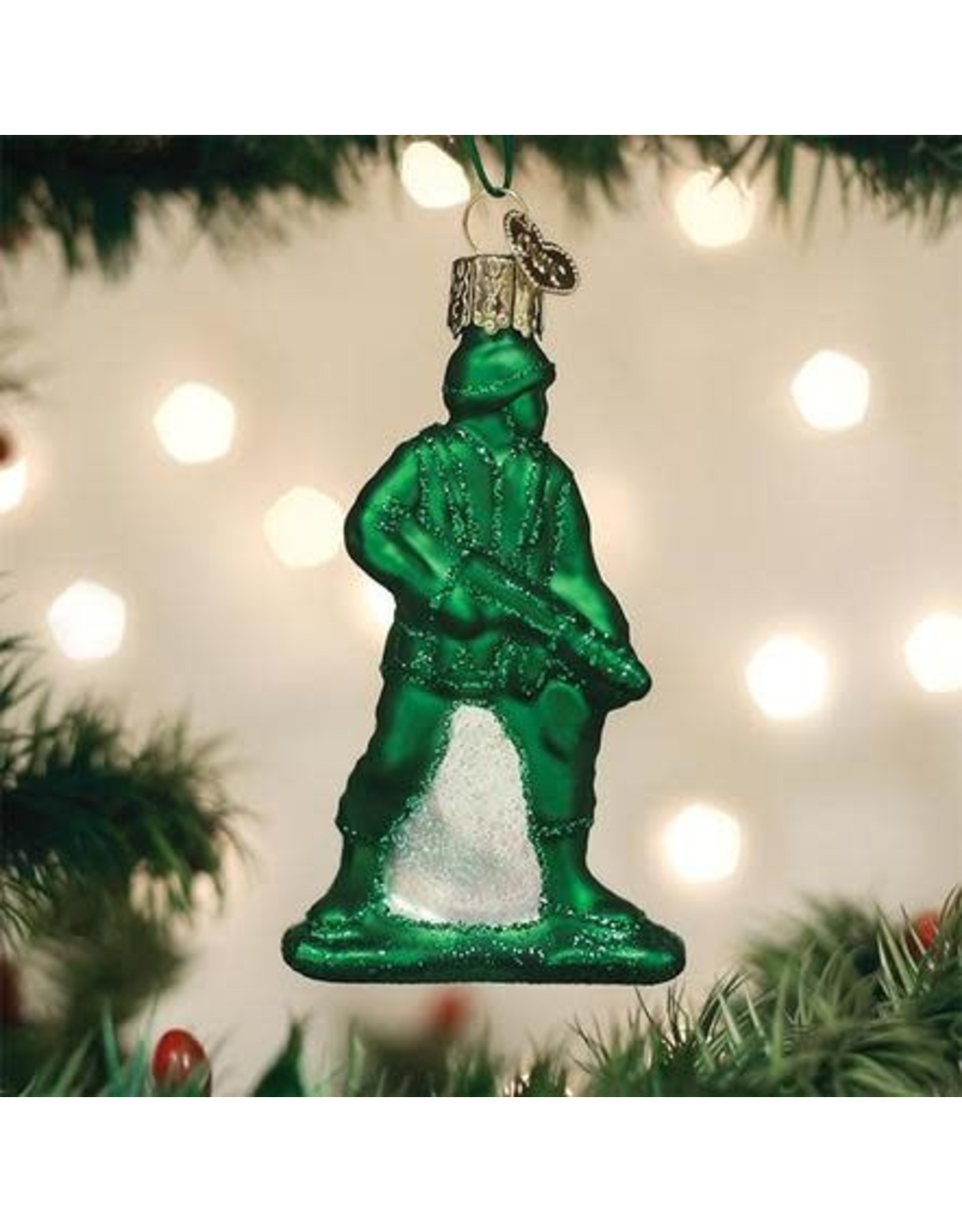 OLD WORLD CHRISTMAS 44144   ARMY MAN TOY
