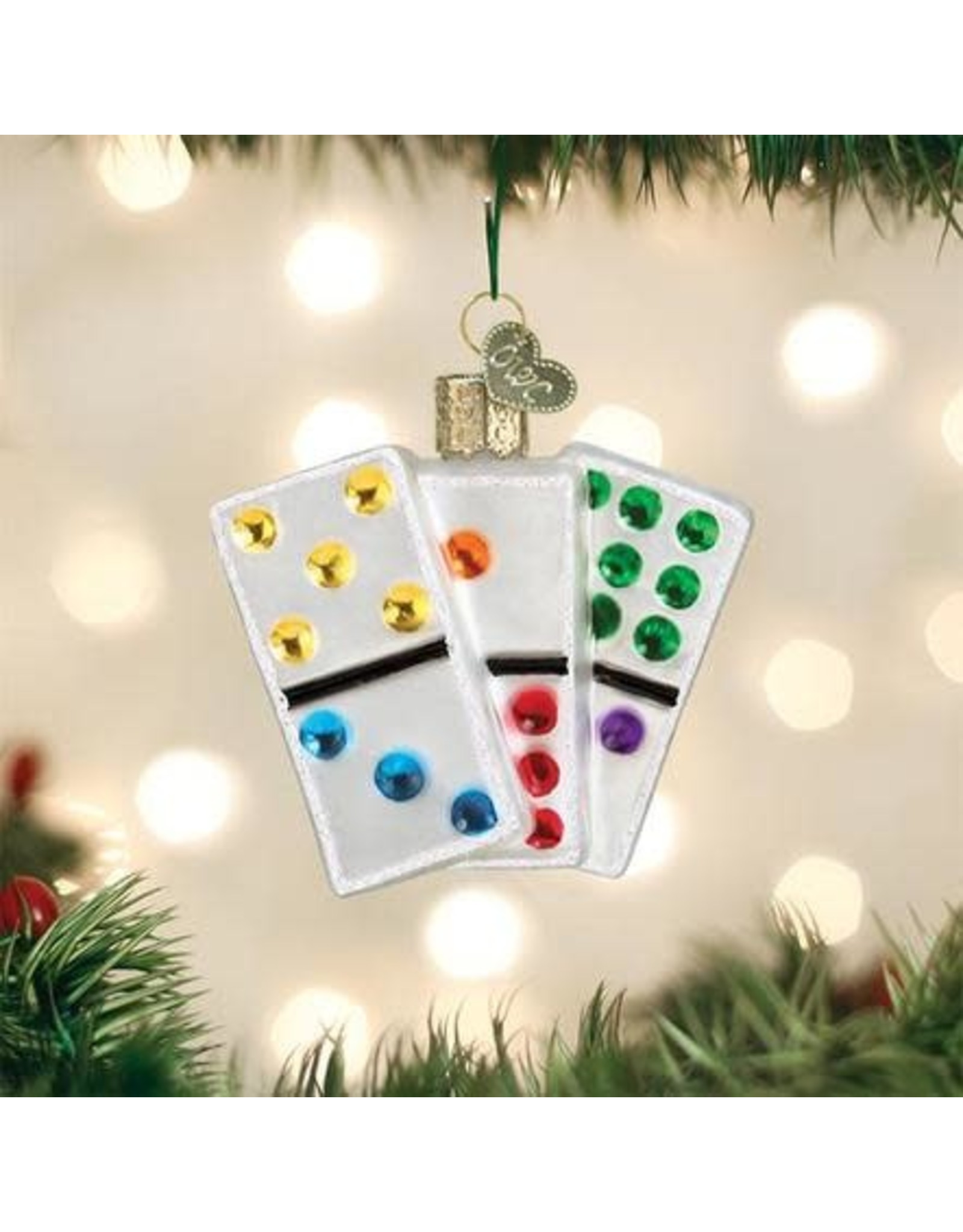OLD WORLD CHRISTMAS 44146   DOMINOS