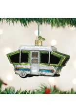 OLD WORLD CHRISTMAS 46068   TENT CAMPER
