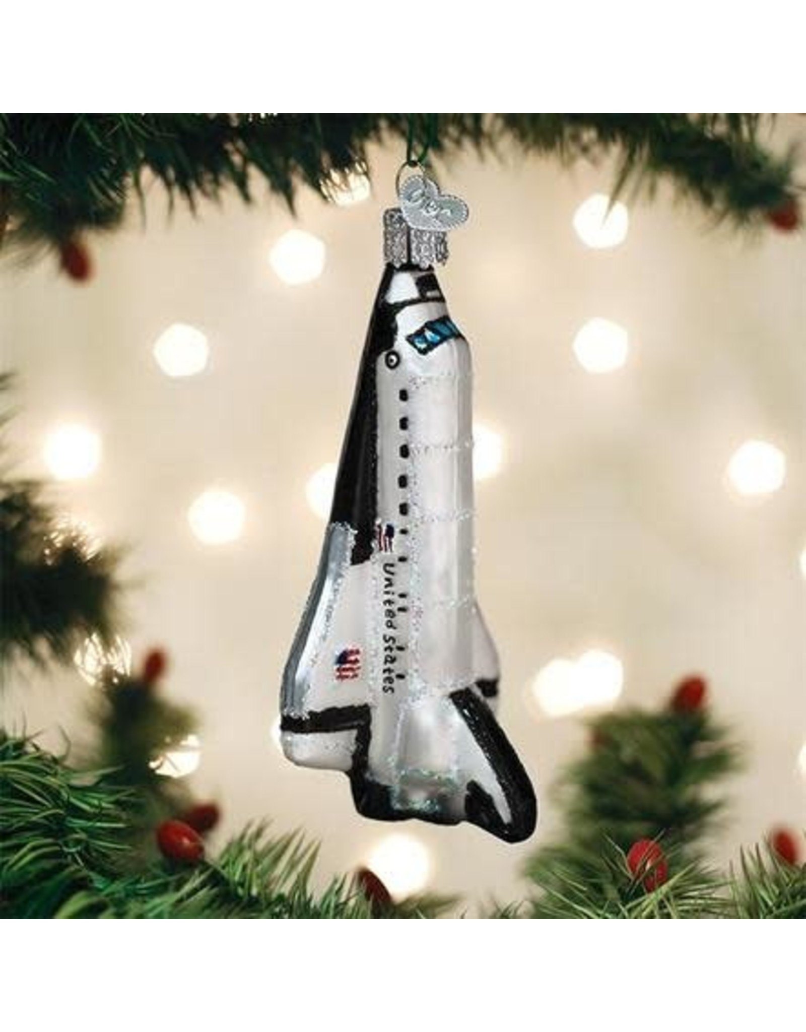 OLD WORLD CHRISTMAS SPACE SHUTTLE