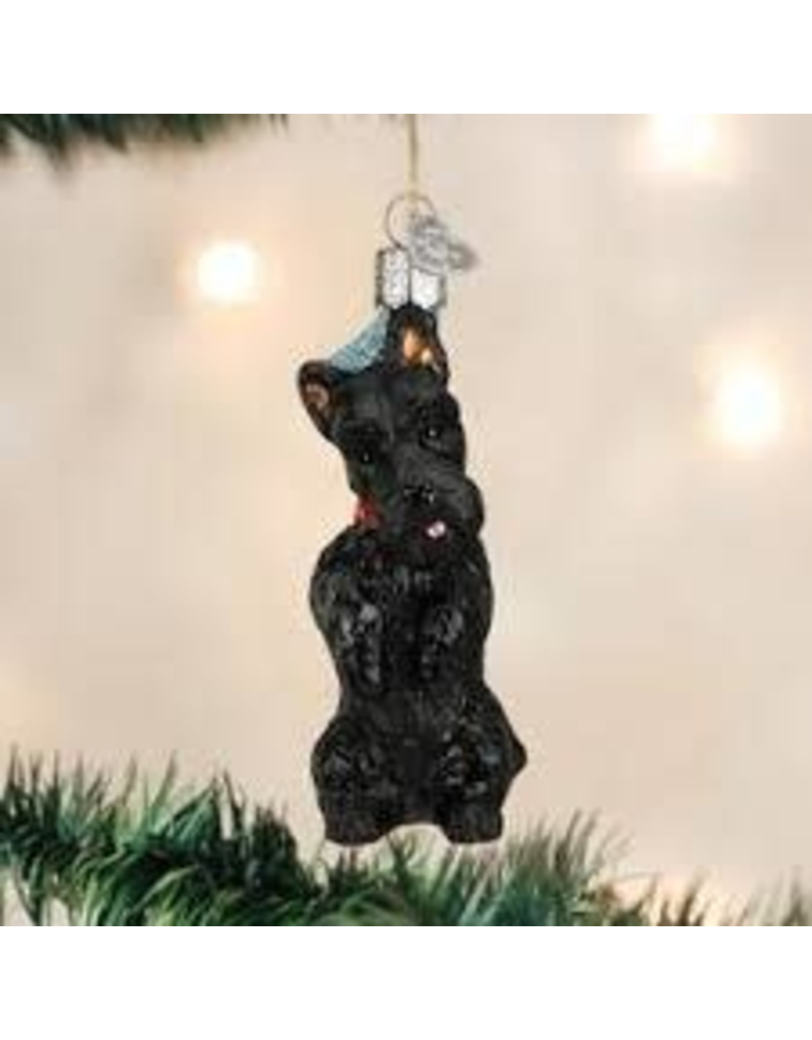 OLD WORLD CHRISTMAS SCOTTY DOG - ASSORTED