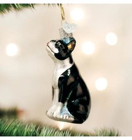 OLD WORLD CHRISTMAS 12290   BOSTON TERRIER