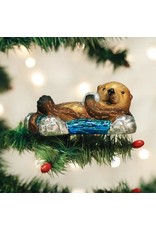 OLD WORLD CHRISTMAS 12506   FLOATING SEA OTTER