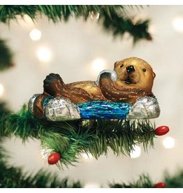 OLD WORLD CHRISTMAS 12506   FLOATING SEA OTTER