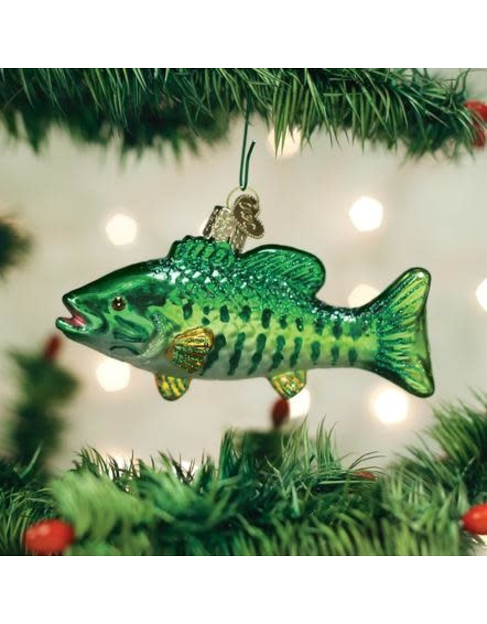 OLD WORLD CHRISTMAS 12522   SMALLMOUTH BASS
