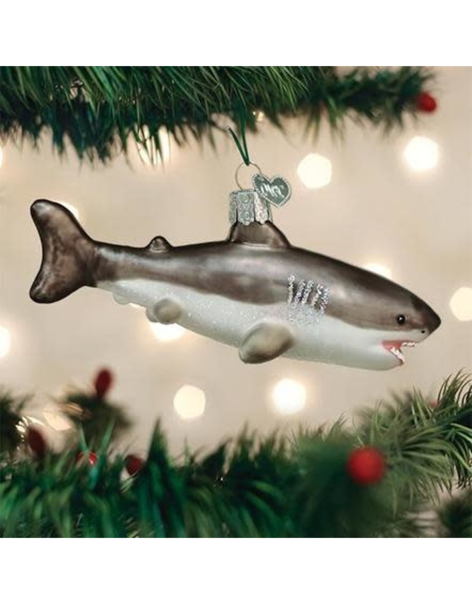 OLD WORLD CHRISTMAS GREAT WHITE SHARK