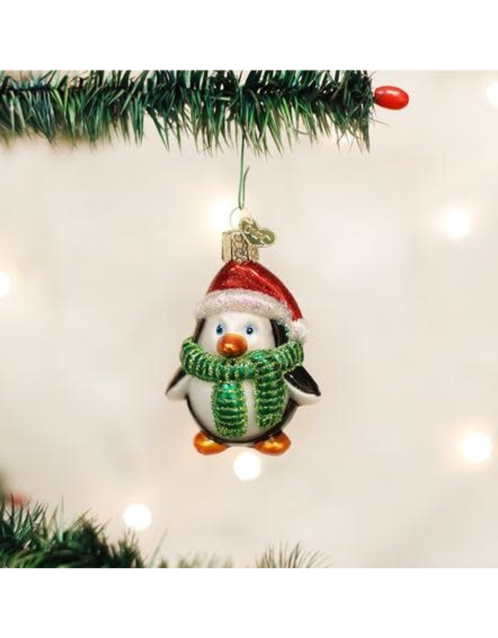 OLD WORLD CHRISTMAS 16083   PLAYFUL PENGUIN