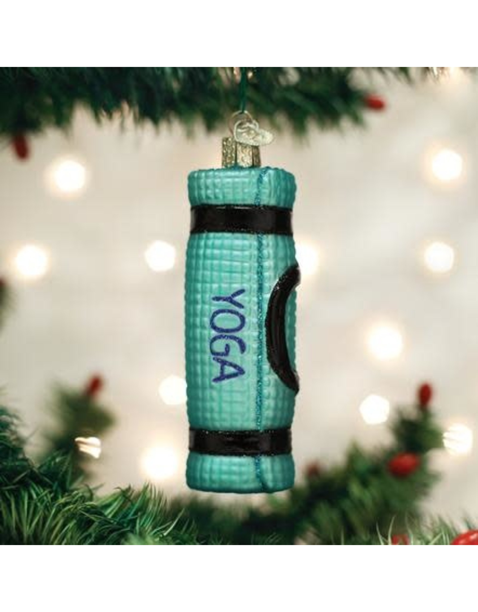 OLD WORLD CHRISTMAS 32314   YOGA MAT