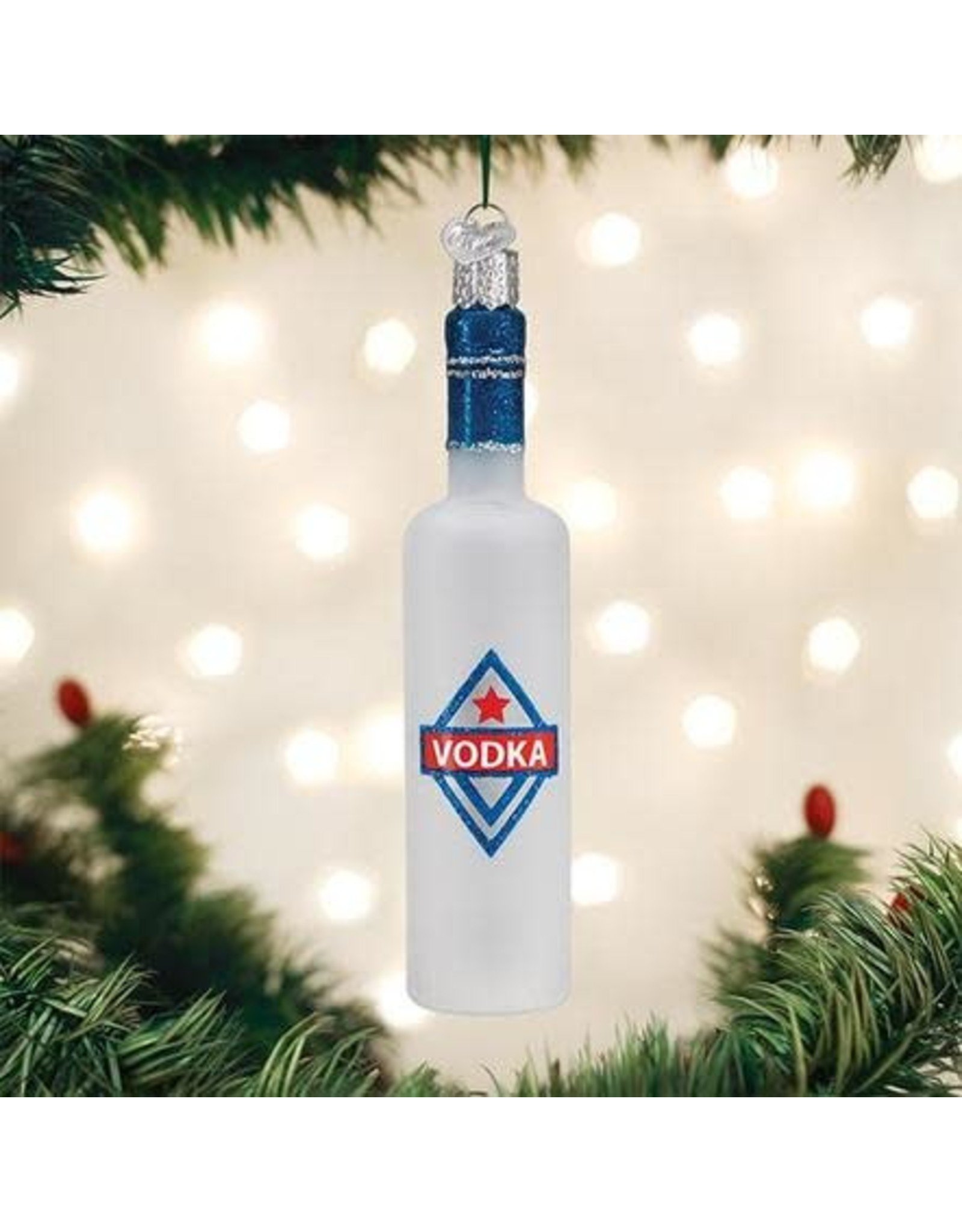 OLD WORLD CHRISTMAS 32361   VODKA BOTTLE