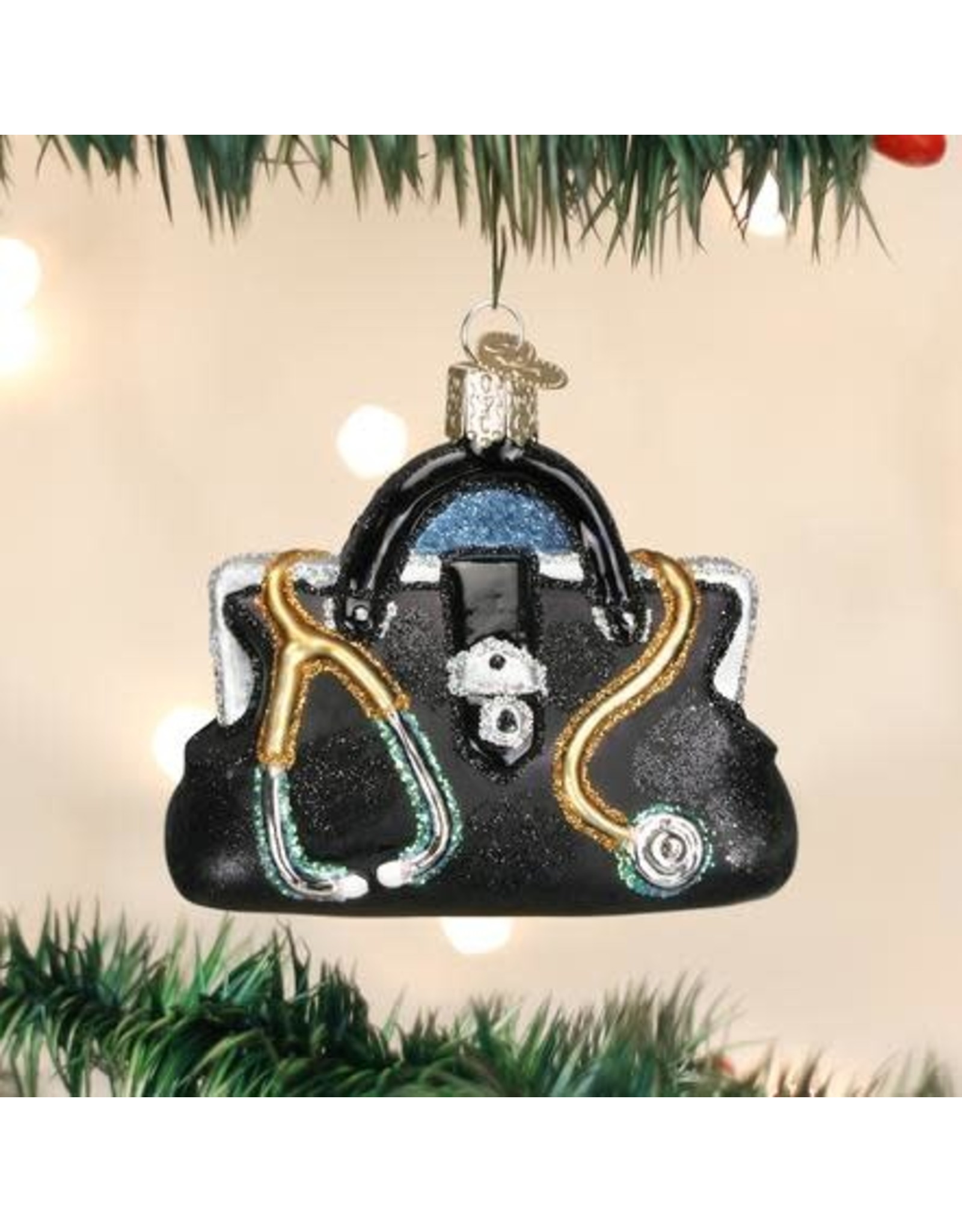 OLD WORLD CHRISTMAS 36084   DOCTOR'S BAG