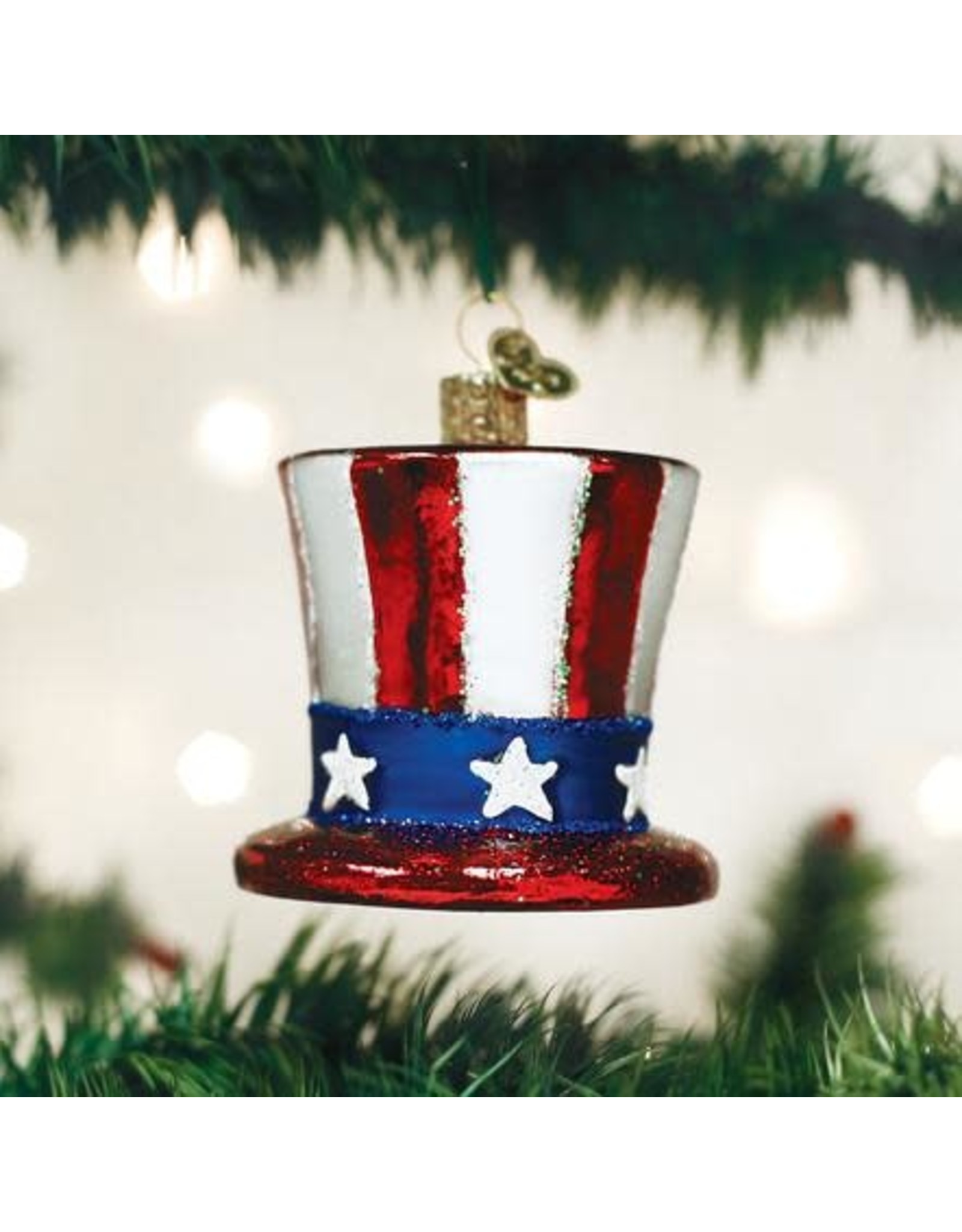OLD WORLD CHRISTMAS 36206   UNCLE SAM'S HAT
