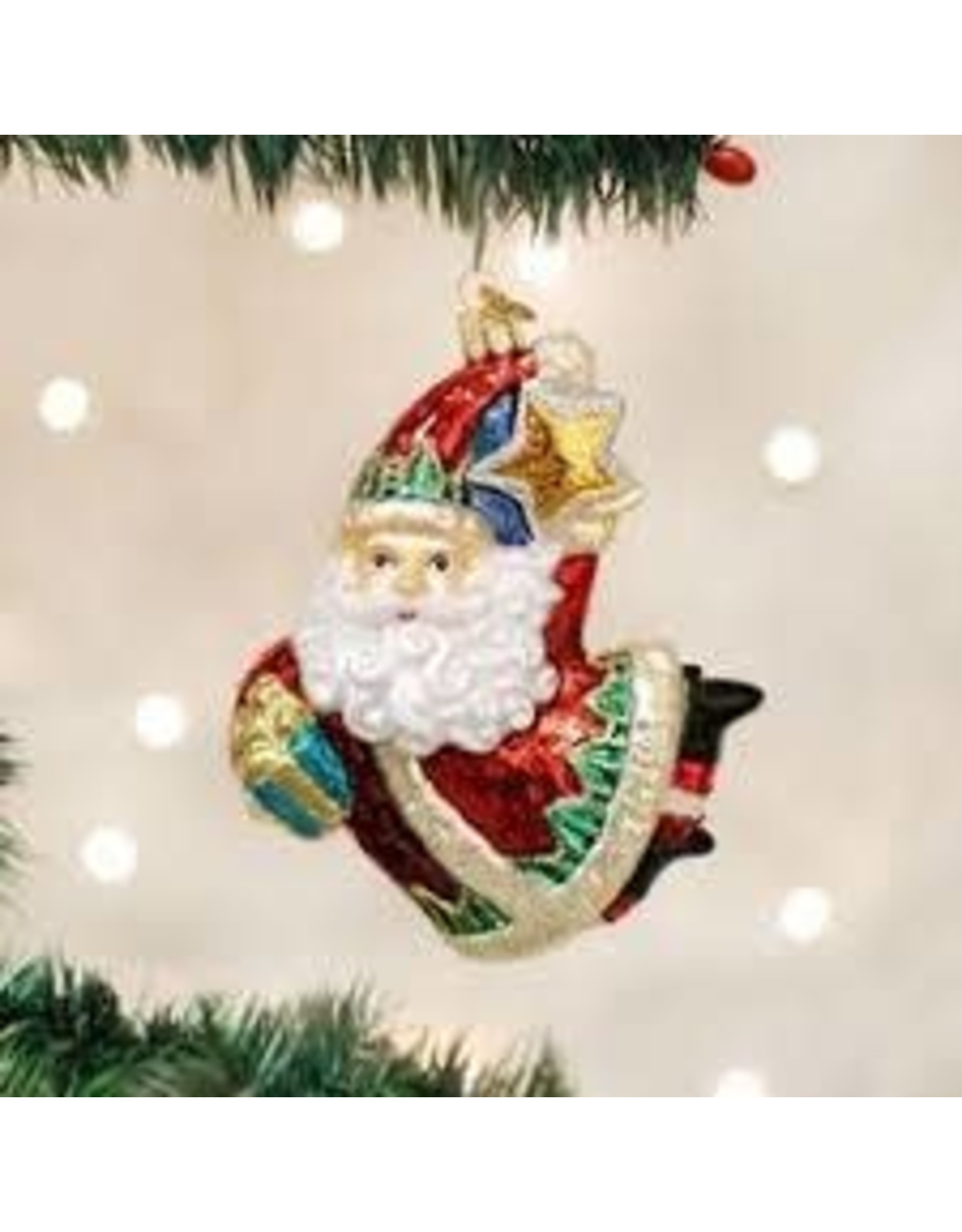 OLD WORLD CHRISTMAS WISH UPON A STAR SANTA