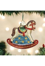 OLD WORLD CHRISTMAS ROCKING HORSE