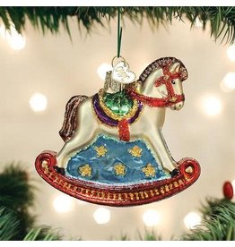 OLD WORLD CHRISTMAS ROCKING HORSE