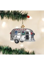 OLD WORLD CHRISTMAS 46053   VINTAGE TRAILER