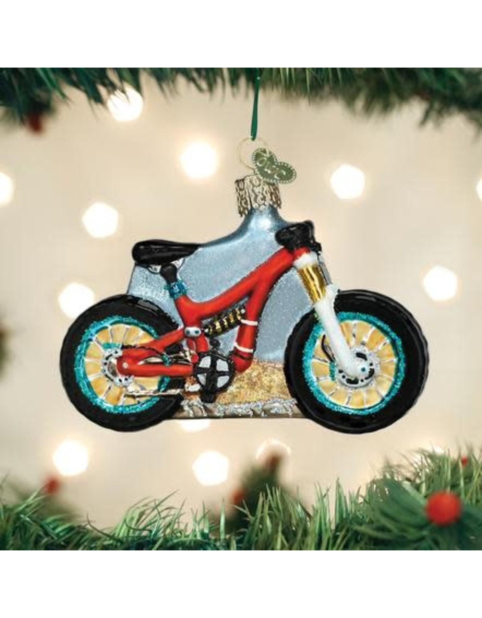 OLD WORLD CHRISTMAS 46073   MOUNTAIN BIKE