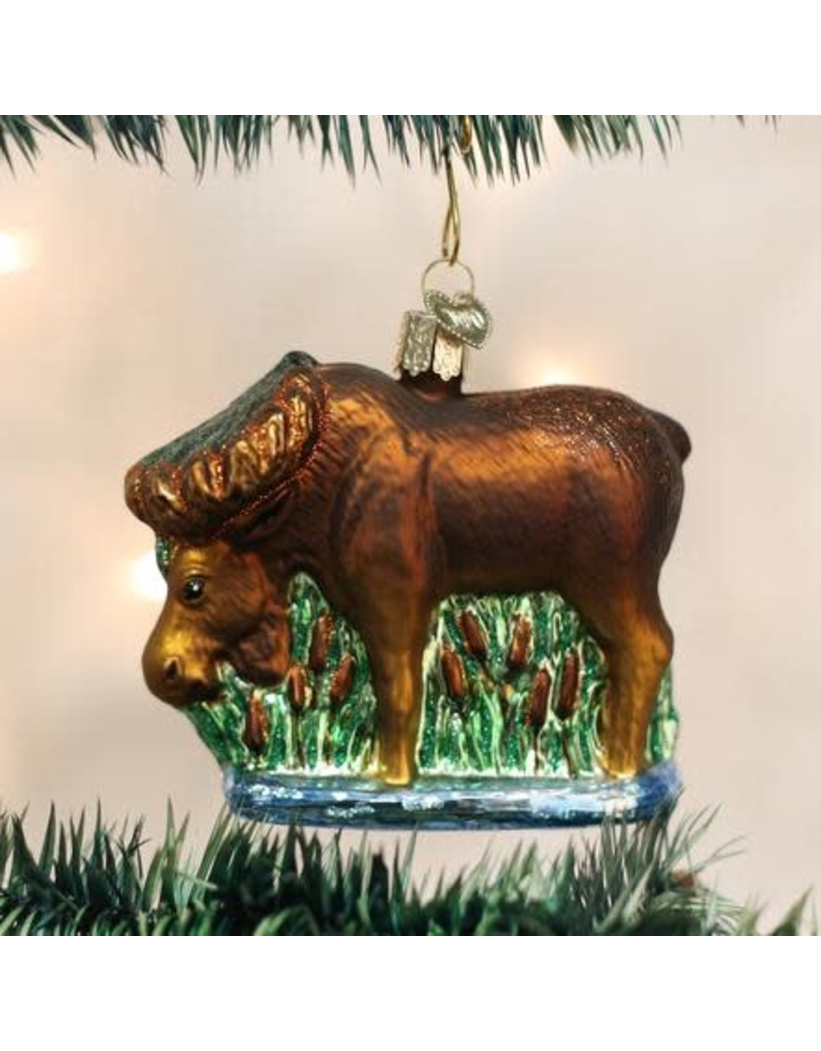 OLD WORLD CHRISTMAS 12135   MUNCHING MOOSE
