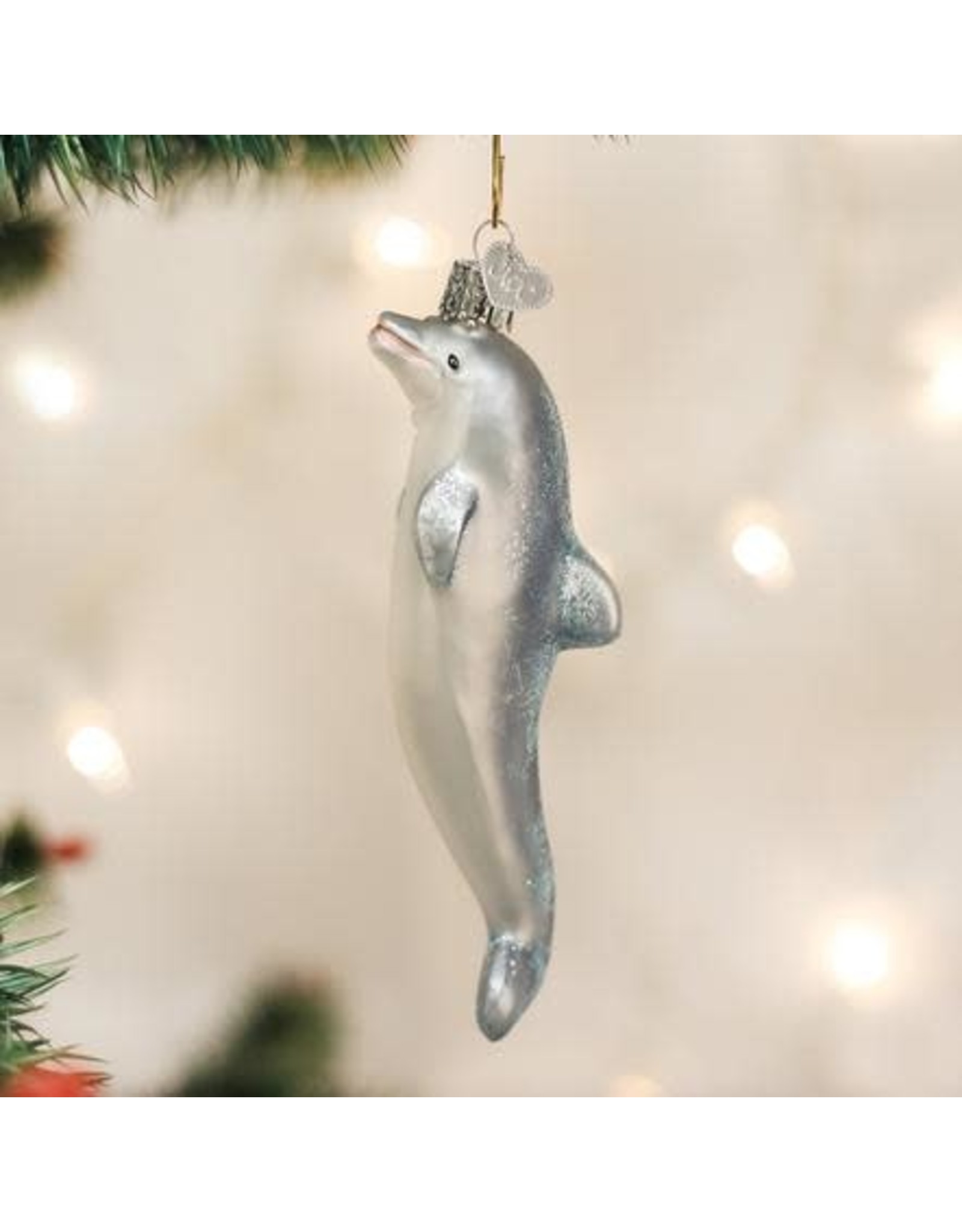 OLD WORLD CHRISTMAS 12187   PLAYFUL DOLPHIN