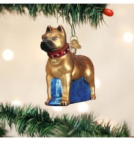 OLD WORLD CHRISTMAS STAFFORDSHIRE TERRIER