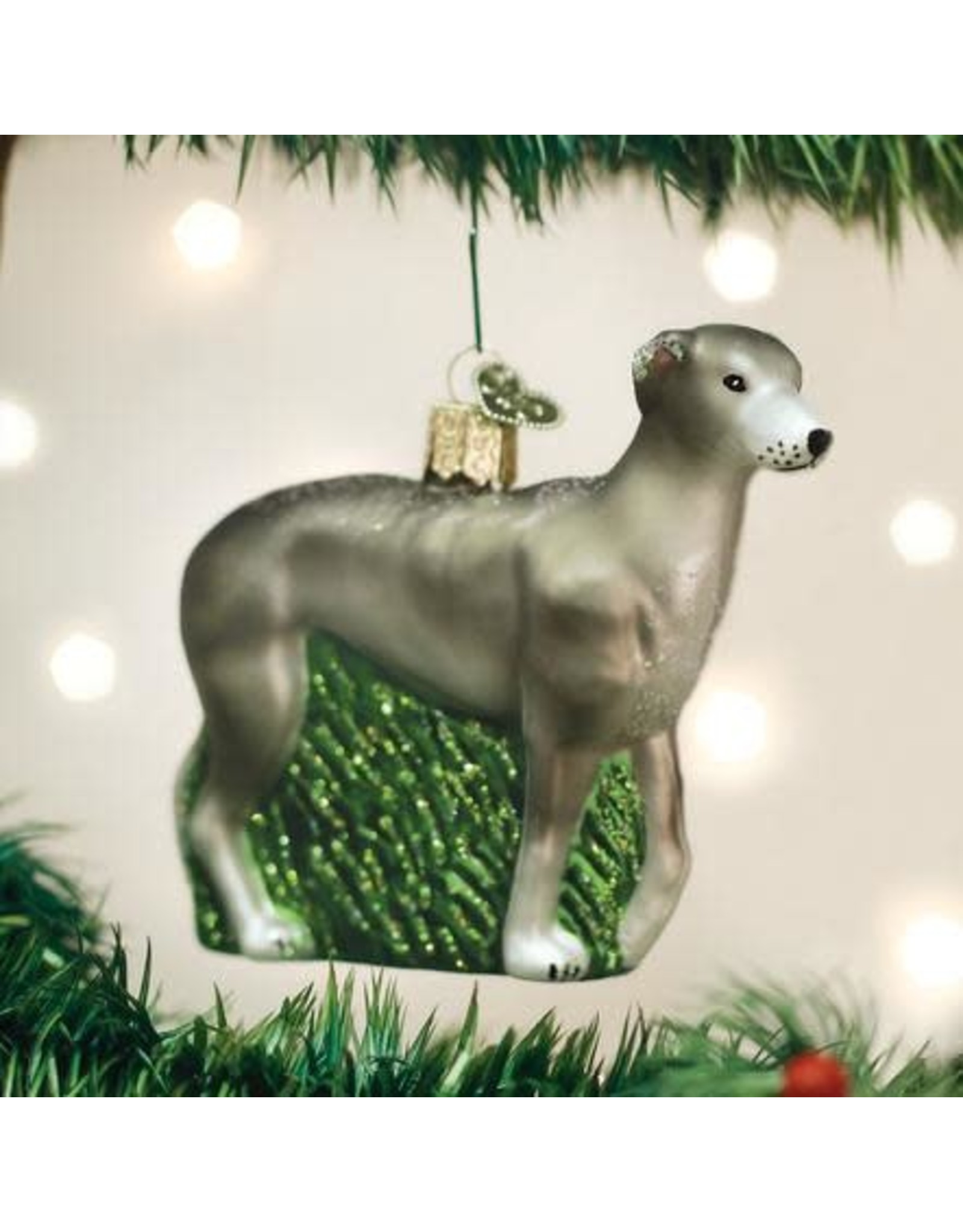 OLD WORLD CHRISTMAS GREYHOUND