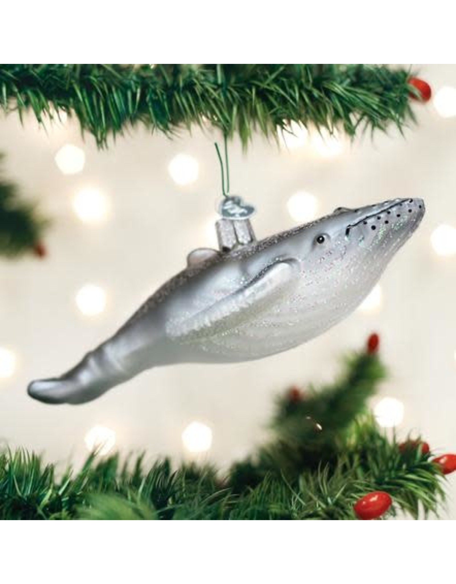 OLD WORLD CHRISTMAS 12487   HUMPBACK WHALE
