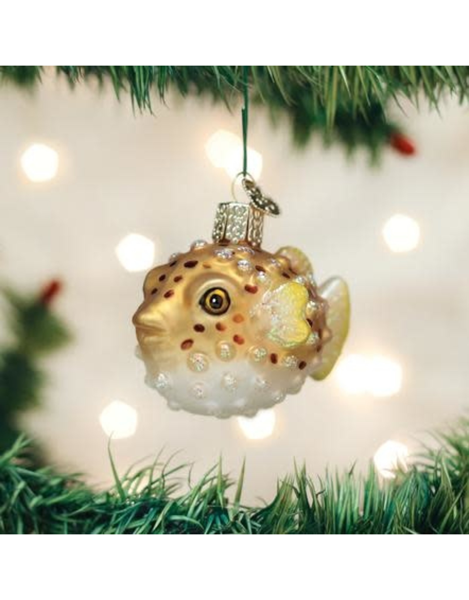 OLD WORLD CHRISTMAS 12495   PUFFERFISH
