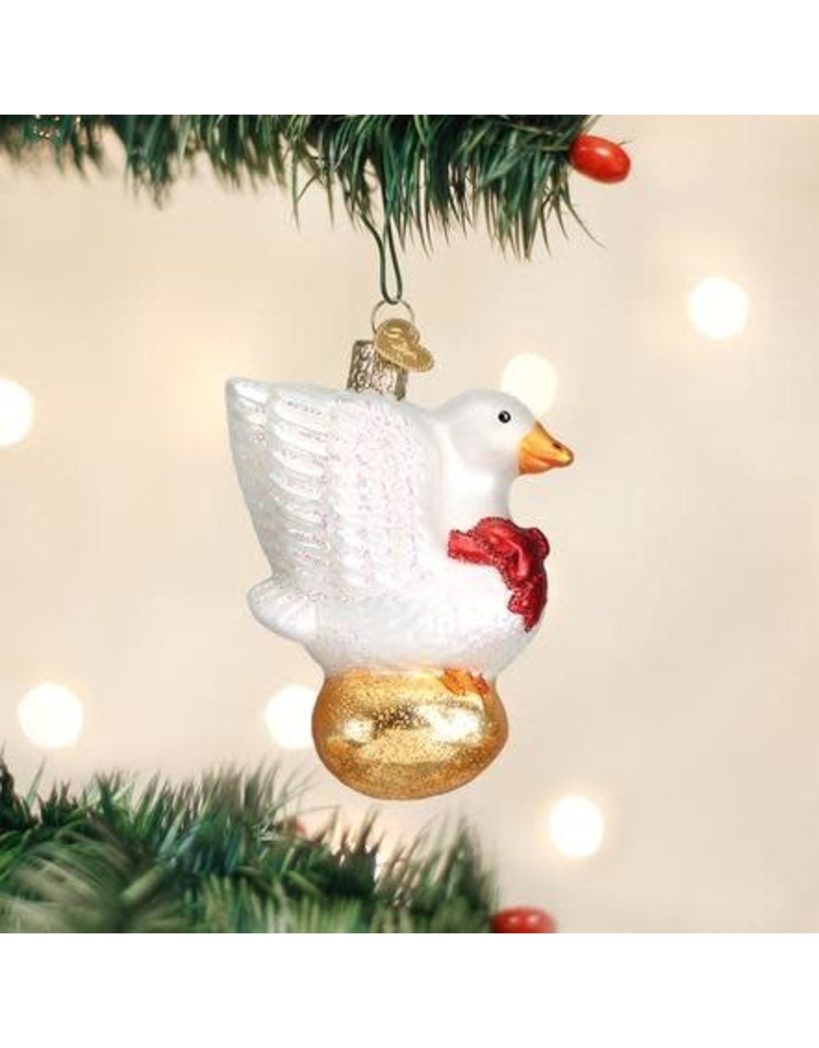 OLD WORLD CHRISTMAS GOLDEN GOOSE